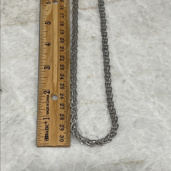 Trifari Twisted Silver Necklace - Picture 6 of 9